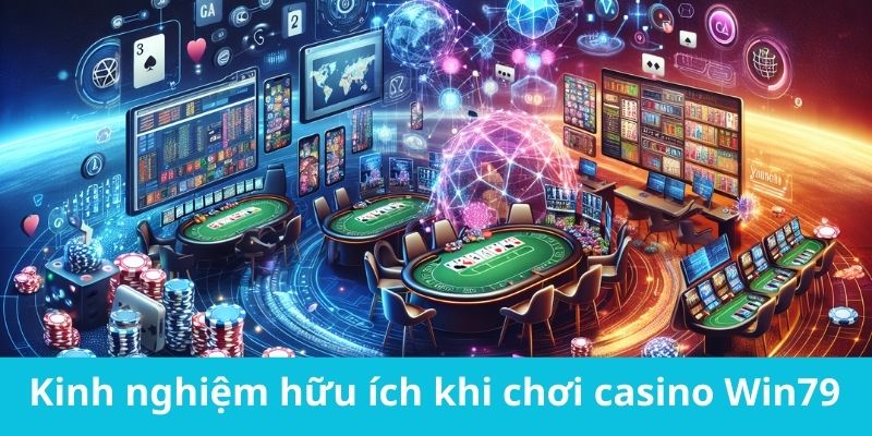 Kinh nghiệm hữu ích khi chơi Casino Win79 cho tân thủ